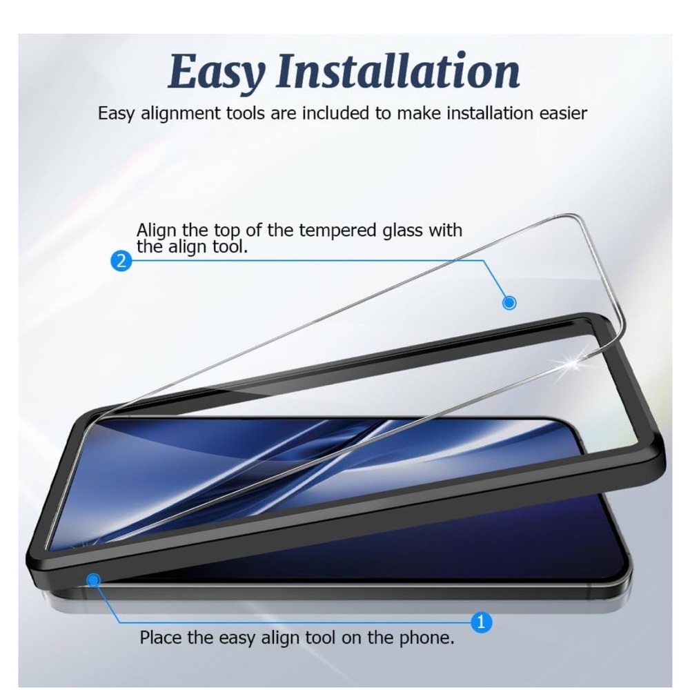 Amazon 3 + 2 Glass Screen Protector for Samsung S24 Plus - Picture 5 of 9